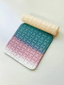 Geometric Embossed Rolling Pins, Wave, Snowflake Embossed Rolling Tools, Suitable For DIY Earrings And Handmade Crafts - Texture Roller - View 3