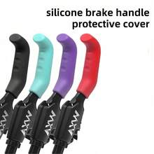 MOTSUV Single Lock Sponge Bicycle Handlebar Grips Set With Silicone Brake Lever Covers, Multi-Color MTB Handlebar Kit - Multicolor - View 4