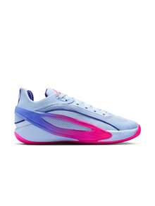 Nike LUKA 5運動男子低筒輕便實戰訓練比賽籃球鞋 - 藍色/粉紅色 - 查看 1