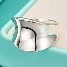 925 Silver Plated Ring Christmas Gift Wholesale Fashion Thumb Smooth High Quality Fashion Classic Jewelry - Silver - View 1