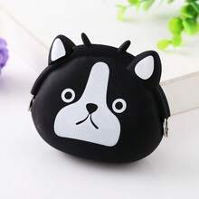 Cute Cartoon Animal Coin Purse With Snap Closure;Silicone Pouch Suitable For Storing Coins,Cables,And Earbuds,Purse Essentials Items,Halloween,Wallet - Multicolor - View 21