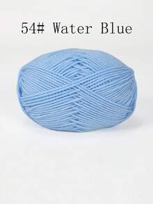 4-Ply Milk Cotton Yarn For Crocheted Blanket, Clothes, Handbag, Slippers, Various Color Combinations, 50g Per Piece, Autumn And Winter Crocheted Scarves, Hats, Sweaters, Etc. DIY Gifts, Suitable For Beginners - Multicolor - View 24