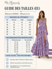 Purple Floral Chiffon V-Neck Backless Tiered A-Line Maxi Dress - 紫色 - 查看 11