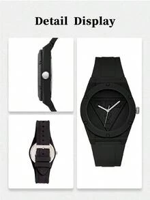 GUESS Ladies Minimal Analog Wristwatch, Japan Quartz Movement, Sport Casual Fashion Gift Watch, W0979L2 - Black - View 5