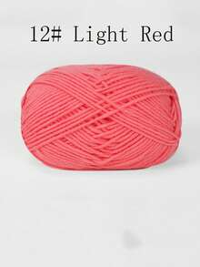 4-Ply Milk Cotton Yarn For Crocheted Blanket, Clothes, Handbag, Slippers, Various Color Combinations, 50g Per Piece, Autumn And Winter Crocheted Scarves, Hats, Sweaters, Etc. DIY Gifts, Suitable For Beginners - Multicolor - View 81