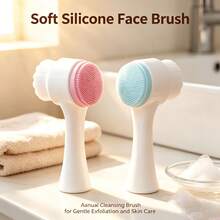 Multi-Piece Soft Silicone Pet Paw Cleaning Brush Single/Double Pack, Gentle Deep Cleansing Foot Scrubbing Tool, Suitable For All Dog & Cat Breeds, Convenient Pet Grooming Accessory For Daily Outdoor Walk Paw Stain Removal And Home Pet Care - Multicolor - View 2