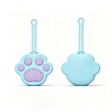 Waterproof Silicone Pet Treat Storage Box, Paw Print Hanging Dog Treat Bag, Lightweight Travel Food Container, Suitable For Puppy Kitten Training And Dog Walking - Multicolor - View 12