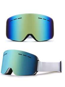 Double Layer Anti-Fog Ski Goggles, Suitable For Adult Skiing, Mountaineering, Off-Road Motorcycle, Snowmobile Winter Outdoor Sports - Multicolor - View 6