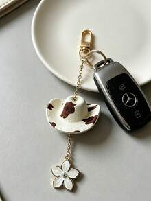 Cowboy Hat Keychain – Western Style Keychain Bag Charm, 3D Design, Cool Keychain, Unisex, Western Cowboy Pendant, Suitable For Wallets, Handbags, Backpacks And Key Rings, Also As Car Interior Accessory, Party Decoration Accessory, Back To School, Gift For Girls, Friends, Family, Teachers, Sisters And Vintage Lovers - Multicolor - View 5