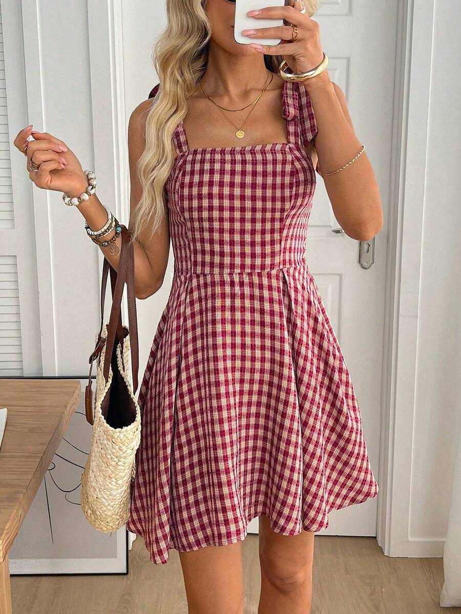 Women Short Dresses - 波爾多 - 查看 1
