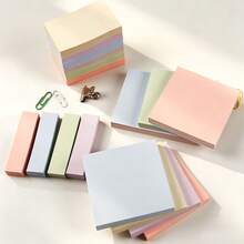 100pcs Sticky Notes Set, Easy To Use For Efficient Note-Taking And Organization, Ideal For Students, Office And Home - A - View 1