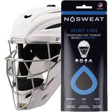 No Sweat Baseball Hat & Batting Helmet Liner - Absorbs Dripping Sweat/Moisture Wicking Sweatband Prevent Sweat Stains/Ultimate Hat Saver - (Official, Pro, Softball) - Multicolor - Ver 2