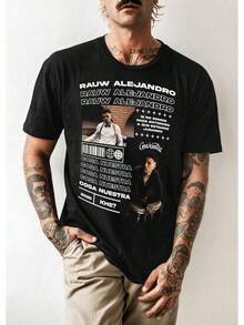 Men Sports Tees & Tanks - 黑色 - 查看 2