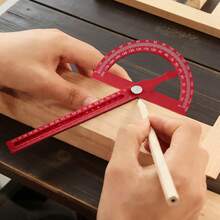 High Precision Angle Ruler, Multi-Functional Woodworking Protractor, Adjustable Marking & Locating Ruler, Must-Have Tool For DIY - Protractor - View 4