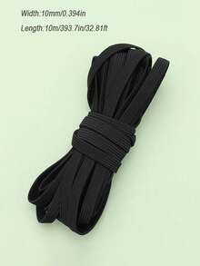 20mm Elastic Sewing Band, High Elasticity Rope, Stretchable Braided Cord, Suitable For Waistband, Cuff DIY Sewing Projects, Strong And Durable Elastic Band, Suitable For Pants, Skirts, Clothing Making And Mask Making - P-White - View 12