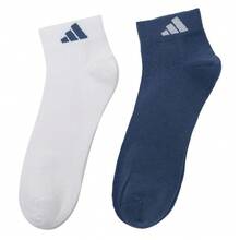 Adidas LT ANKLE Comfortable Stylish Versatile Skin-Friendly Ankle Socks Unisex 2-Pack - Multicolor - View 2