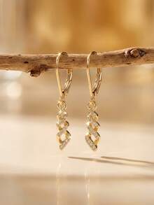 Gold Spiral Earrings