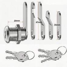 Multi-Lock Plate Universal Mailbox Lock, Fits Mailbox, Wardrobe, Storage Cabinet, Hardware Anti-Theft Lock, Easy Installation, Sturdy And Durable Replacement Lock Accessories, Tongue Lock, Toolbox Lock Set - Multiple Styles - View 12