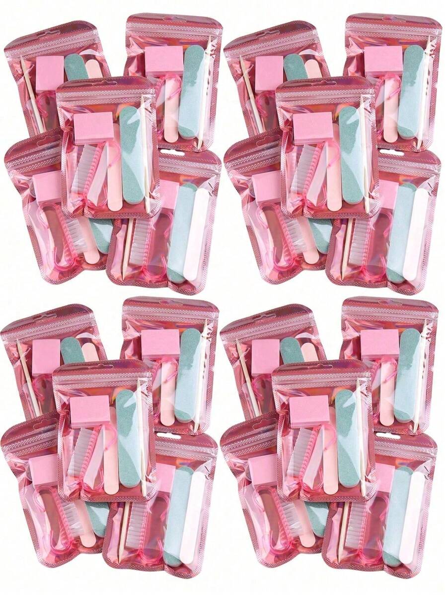 25/5/1 Peça Conjunto de Ferramentas de Cuidados com as Unhas Rosa de Alta Qualidade, Mini Lima de Unha & Empurrador de Cutícula, Lima de Unha Dupla Face, Alicate de Cutícula de Madeira, Design de Embalagem Independente Rosa, Adequado para Viagens e Uso em Salão de Beleza, Ferramenta Ideal para Limpeza de Unhas, Perfeito para Manicure DIY e Cuidados com as Unhas em Viagem, Kit de Unhas Feminino, Novo Lançamento da Primavera, Presente de Halloween/Natal/Aniversário, Escolha Ideal para Amigas e Senhoras, Essencial para Viagens Femininas. Presente do Ramadã, Presente do Dia Nacional
