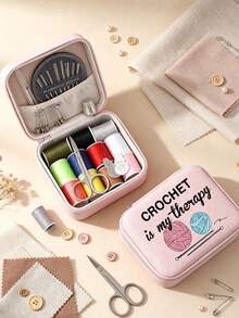 Mini Travel Sewing Kit, Sewing Bag, Sewing Patterns, Beginner Small Sewing Tool Kit With Zipper Storage Box, Also As Jewelry Storage, DIY Handmade Sewing, Accessory Storage Box, Travel, Creative Mini, Portable, Suitable For Travel And Home Use, Can Store Sewing Tools, Accessories, Hair Clips, Earrings, Necklaces, Rings And Other Jewelry, Suitable For Men And Women, Craft Enthusiasts, Teachers, Students, Office Workers, Perfect Gift For Birthday, Party, Back To School, Graduation, Teacher's Day - Multicolor - View 6