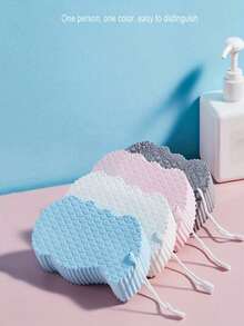 Exfoliating Body Scrub Set, Gentle Painless Bath Sponge And Towel, Professional Body Brush, Foam Net And Bath Brush, Unisex, Remove Dead Skin And Massage Rough Skin, Bathroom Tools And Bath Accessories, Christmas And Halloween Gift - Multicolor - View 6