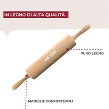 Rolling Pin 44.5 * 6 * 6 Cm Rolling Pin Kitchen Baking Tool - Camel - View 2
