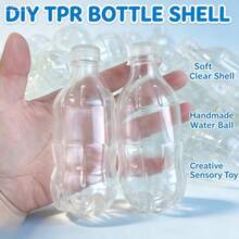 1pc New TPR Mineral Water Bottle Empty Ball Skin Beverage Empty Ball Skin DIY Handmade Squeeze Stress Relief Toy - Multicolor - View 6
