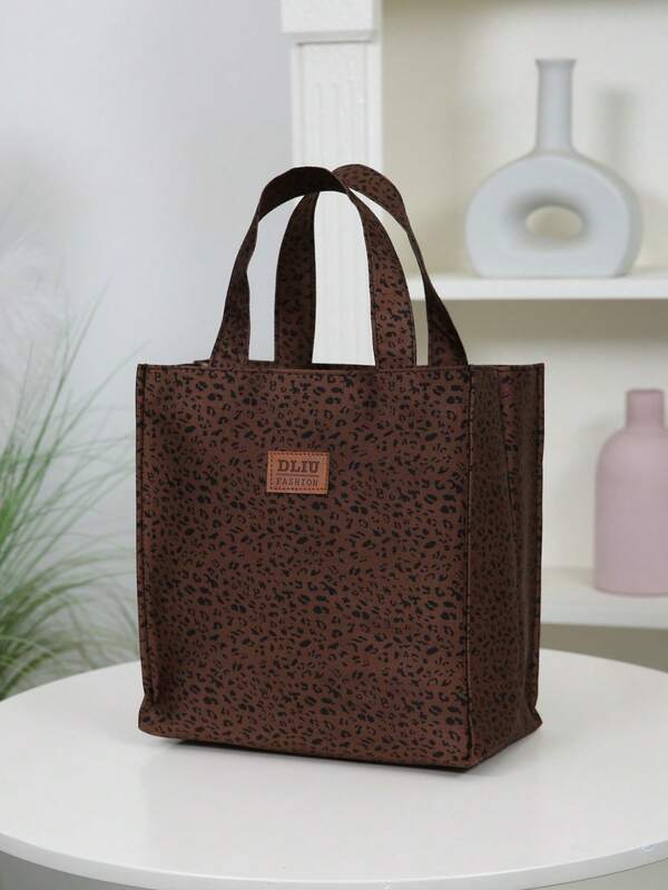 DLIU 1pc, New Arrival, Thickened Fabric, Handbag, Lunch Bag, Bento Bag, Square Bag, Lunch Box Storage Bag, Work Commute Bag, Shopping Bag, Suitable For Work Commute, School Lunch, Portable Picnic, Daily Use.