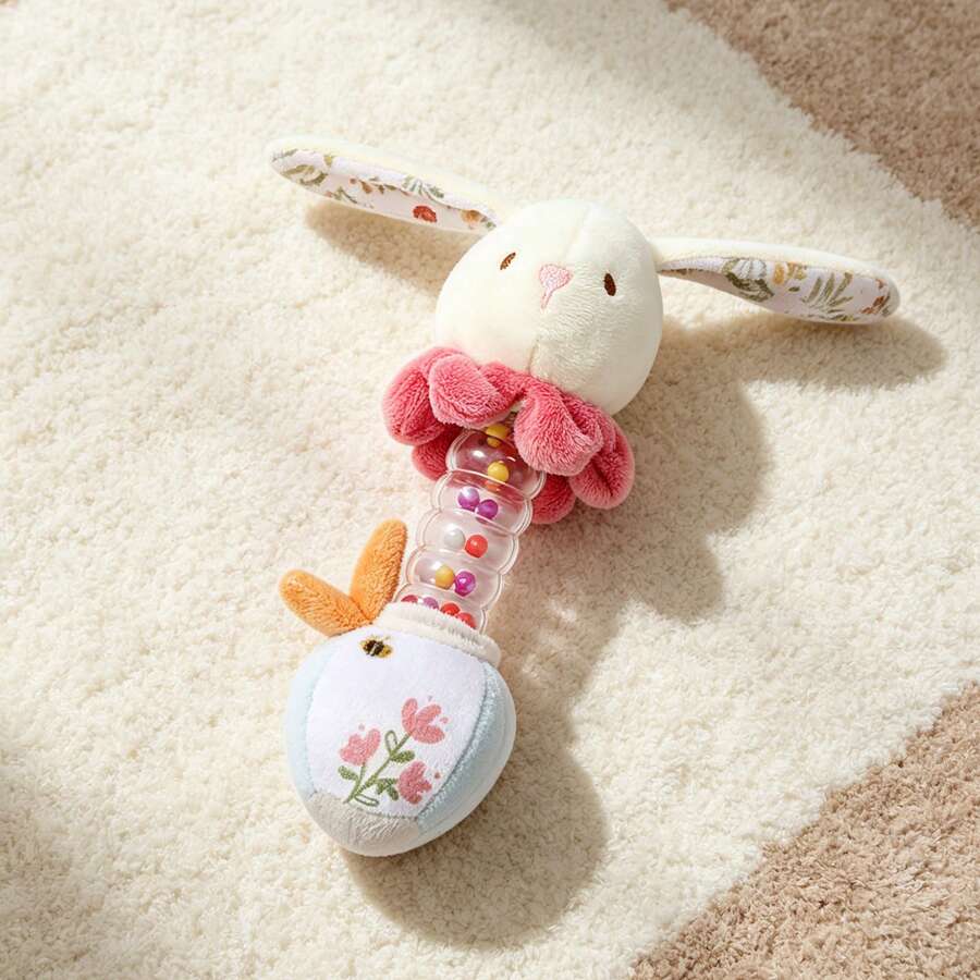 Mainan Kerincingan Suara Hujan Warna-warni untuk Bayi, Boneka Berbentuk Kelinci Lucu, Goyangan Mensimulasikan Suara Hujan, Merangsang Indera Anak, Boneka Pencerahan Alat Musik, Boneka Maraca, Hadiah Natal Paskah Halloween Hari Anak Ulang Tahun