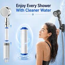 Tatukiko 18 cái lõi lọc vòi sen, lõi lọc thay thế vòi sen ion 3.35 inch, lõi lọc nước cho vòi sen cầm tay - Lõi lọc 8cm - Xem 5