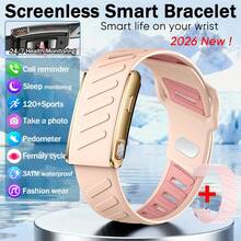 GUHUAVMI Jam Tangan Pintar Tanpa Layar Terbaru 2026 untuk Pria dan Wanita, Gelang Pintar Tahan Air 3ATM, Pengingat Panggilan, Pengingat Multifungsi, EKG, Monitor Tidur, 120+ Mode Olahraga, Pelacak Aktivitas, Pelacak Kebugaran, Tali Ganda, Kompatibel dengan iPhone & Android - View 15