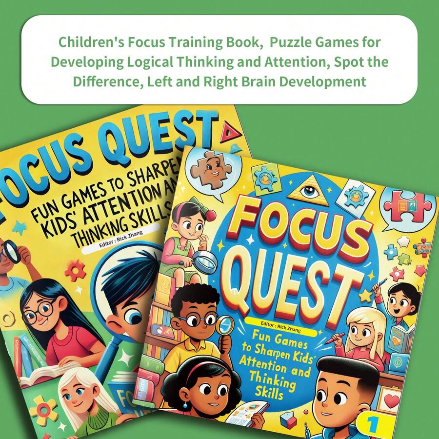 Libro de Actividades de Enfoque de Tareas, Búsqueda de Imágenes de Objetos Ocultos, Entrenamiento de Atención y Ejercicios de Observación Visual