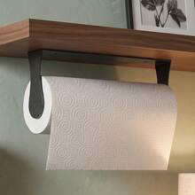 No-Drill Wall-Mounted Paper Towel Holders,Kitchen Paper Towel Organizer, Suitable For Bathrooms And Rvs, Multi-Purpose Hanging Organizer, Can Hold Cling Film, Space-Saving Modern Design - Multicolor - View 12