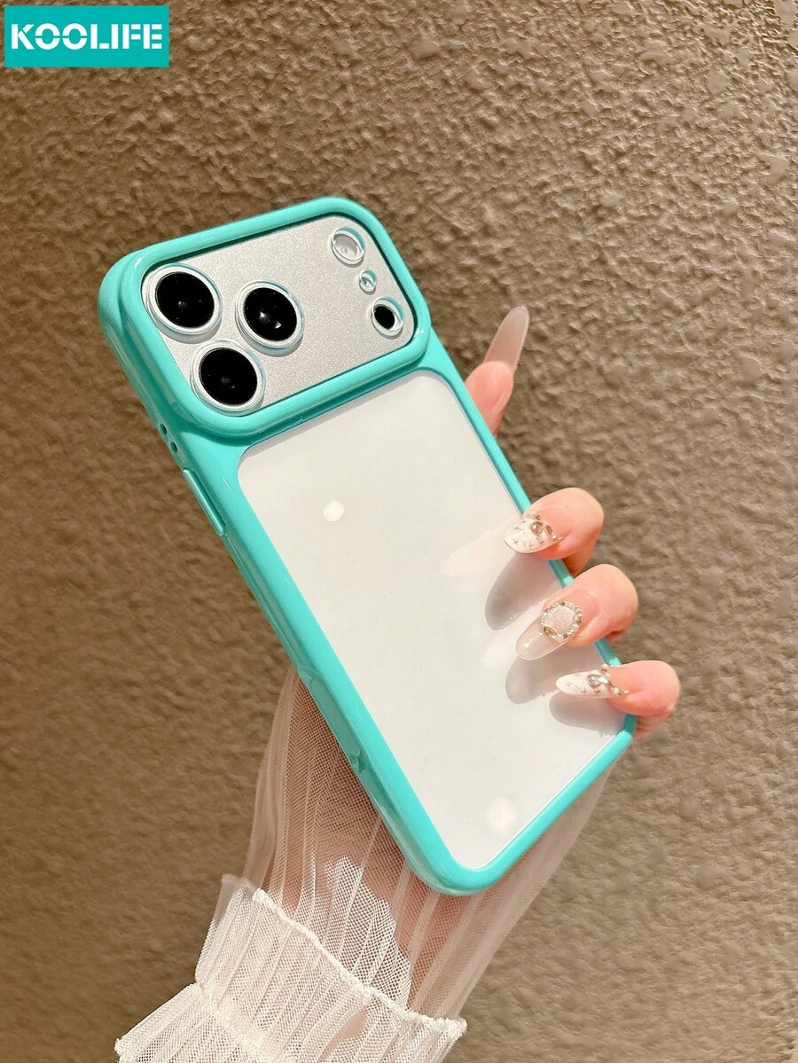 KOOLIFE 1pc Minimalist Classic 2-In-1 Anti-Drop Phone Protective Case, Full Coverage Protection, Compatible With IPhone 18 Pro Max, 17 Pro, 17, 16, 15, 14, 13