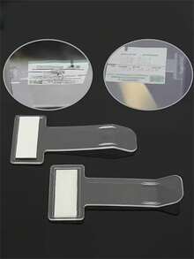 5/2/1pc Car Card Holder, Suitable For Cars, Trucks, RVs, Can Securely Hold Parking Tickets, Temporary Passes, Contact Information, Reminder Notes, Receipts And Other Small Items, Keeping Important Information Clearly Visible At All Times. The Back Features A Strong Adhesive Design, Easy And Quick Installation, Can Be Easily Fixed To Windshield, Interior Flat Surfaces And Other Locations Without Tools. Transparent Material With Invisible Design, Perfectly Blends With Various Car Interior Styles. Used As Parking Permit And Ticket Storage Box, With Easy Access Design - A - View 9
