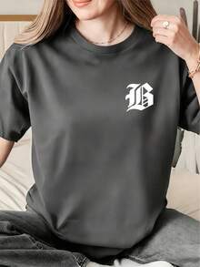 Women T-Shirts - 深灰 - 查看 1