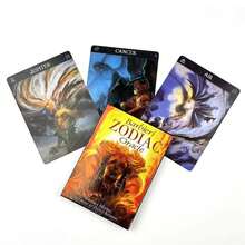 Barbieri Zodiac Oracle adalah alat ramalan yang indah dan berkualitas tinggi, dengan ukuran yang tepat dan tata letak yang halus. - Merah - View 6