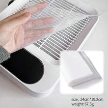 100PCS Disposable Non-Woven Nail Dust Collector Filter, Cuttable Lint-Free Dust Filter Pad, Manicure Grinding Vacuum Replacement Tool, For Daily Nail Art And Salon Use - Multicolor - View 11