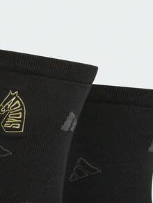 Adidas 中性運動中筒休閒襪 單雙/一雙 KR2569 - 黑色 - 查看 4