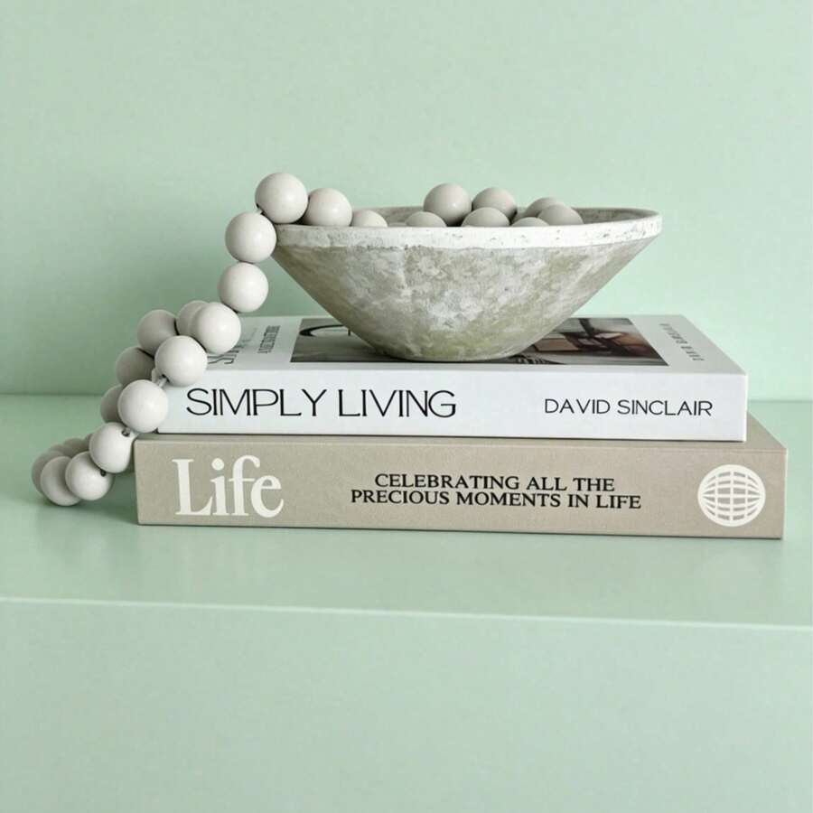 1pc 2D Flat Printed Acrylic Aesthetic Decorative Book Ornament, Coffee Table Book Decor - Realistic Decorative Books For Decoration - Home Desktop Decor - Bedside Table Decor - Home Bookshelf Decor - one-size - View 1