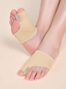 COSYLEE 1 Pair/3 Pairs Toe Pads, Forefoot Cushion, Comfortable Breathable Toe Covers, Washable And Reusable - Beige-external - View 6