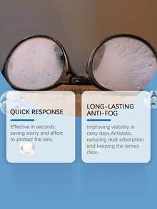 2,1pcs Anti-Fog Cleaning Spray, Can Clean Glasses, Rearview Mirrors, Windows, Car Windows, Etc., Solve The Trouble Caused By Fog - Liquid - View 8