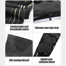 1pc Knee Pad Basketball Shooter Knee Support Anti-Collision Thickened Knee Guard Suitable For Volleyball Football Baseball Cycling - Black - View 6