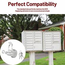 RV LOCK Metal Rotary Latch Toolbox Lock, Non-Interchangeable Key, Easy Installation, Security Lock Accessory For Toolbox And Storage Cabinet, Office And Dorm Key Lock Set, US Mailbox Lock, Mailbox Lock - Multiple Styles - View 3