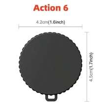 1-5pcs D*I Osmo Action 6 Camera Lens Caps, Anti-Scratch Silicone Camera Protective Cover, D*I Action 6 Accessories - View 2