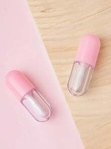 XD 10件/5件/1件迷你旅行用底妝/精華液分裝瓶，附刷頭，防漏便攜化妝品容器，適用液態底妝，透明玻璃設計，旅行必備，適合度假與夏季出遊 - 彩色 - 查看 4