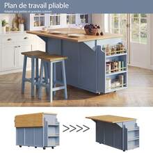 Mobile Storage Islands - Biru - View 3