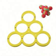 1+10pcs Swimming Pool Toss Game Set, Family Gathering Water Sports Floating Pool Toy, Toss Game Water Mat, Suitable For Water Floating Toss Game Sports, Fun Game For Family And Friends, Suitable For Adults And Ages 14+, Suitable For Pool Parties, Outdoor Games And Holiday Celebrations - A - View 7