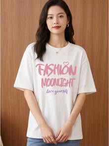 Women T-Shirts - 白色 - 查看 2