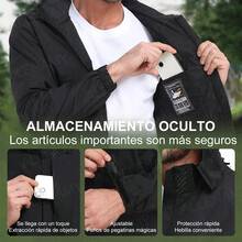 Men Shell Jackets - Black - View 3